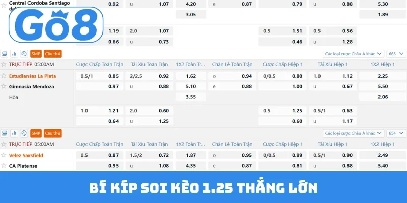 bi kip soi keo 1 25 thang lon Bí kíp soi kèo 1.25 thắng lớn