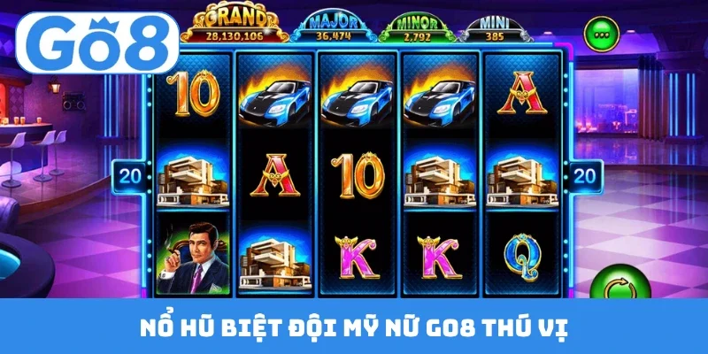 Nổ hũ Biệt Đội Mỹ Nữ GO8 thú vị