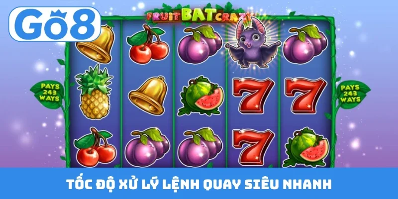 toc do xu ly lenh quay sieu nhanh Tốc độ xử lý lệnh quay siêu nhanh