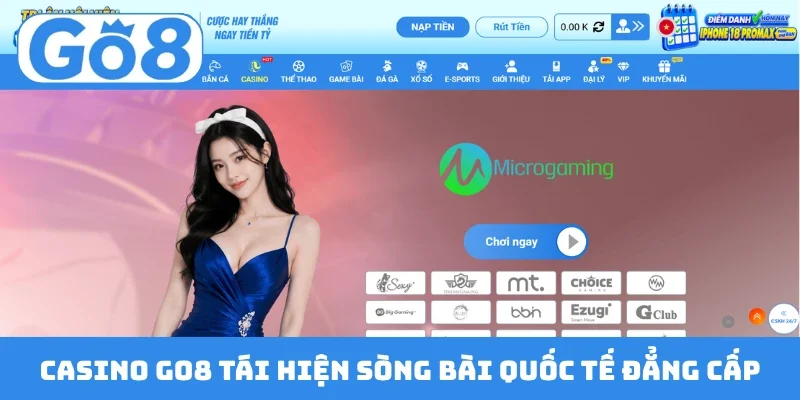 casino go8 tai hien song bai quoc te dang cap Casino GO8 tái hiện sòng bài quốc tế đẳng cấp
