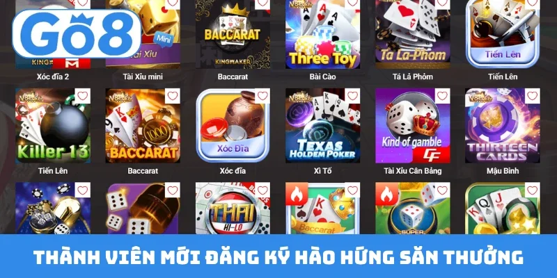 Thành viên mới đăng ký hào hứng săn thưởng
